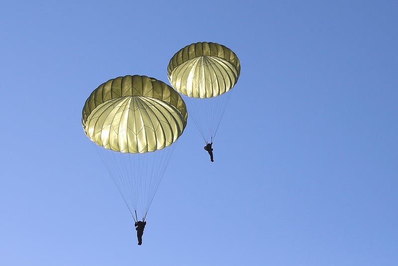 Fearless Stunt Skydiving